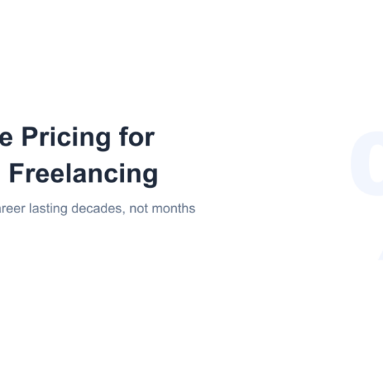 Sustainable Freelance Pricing Featured Image
