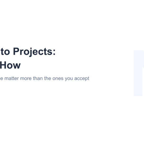 Saying No to Projects Featured Image