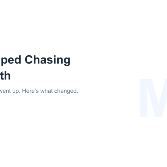 MRR Growth Obsession Featured Image