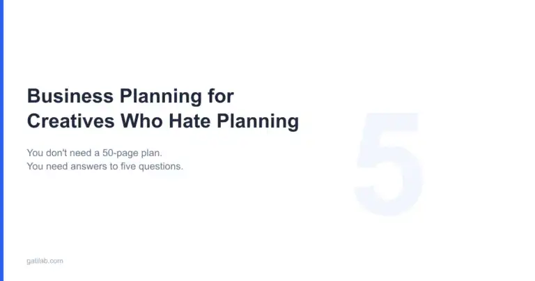 Business Planning for Creatives Featured Image