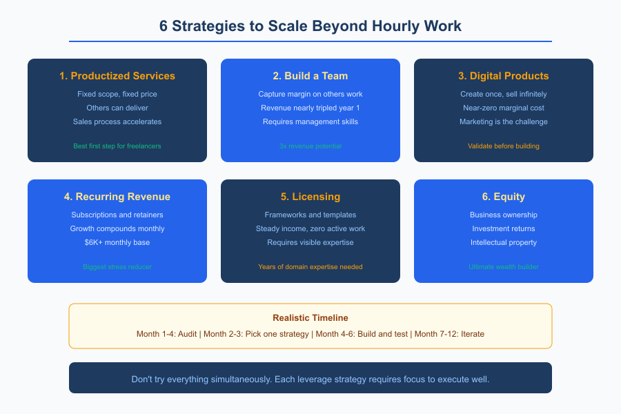Scale Beyond Time for Money - Infographic 2