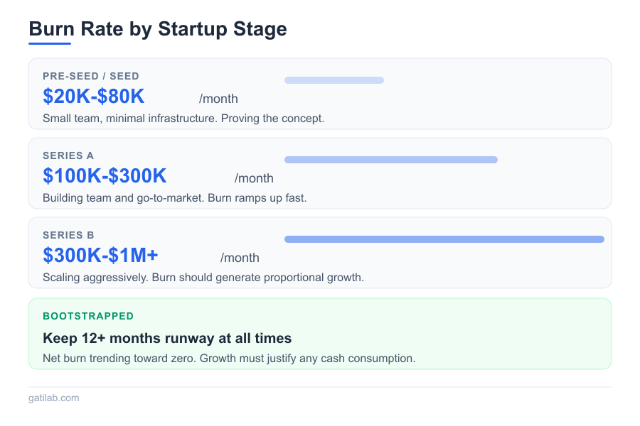 Burn Rate and Runway - Infographic 2